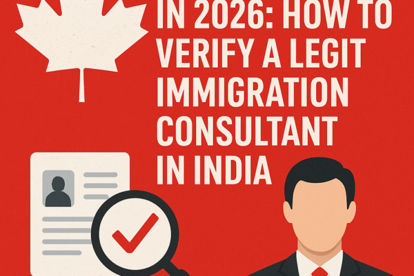 Canada PR in 2026: How to Verify a Legit Immigration Consultant in India