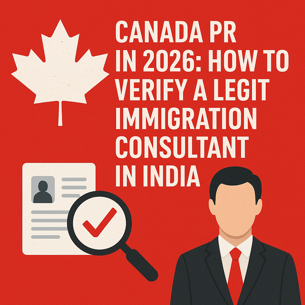 Canada PR in 2026: How to Verify a Legit Immigration Consultant in India
