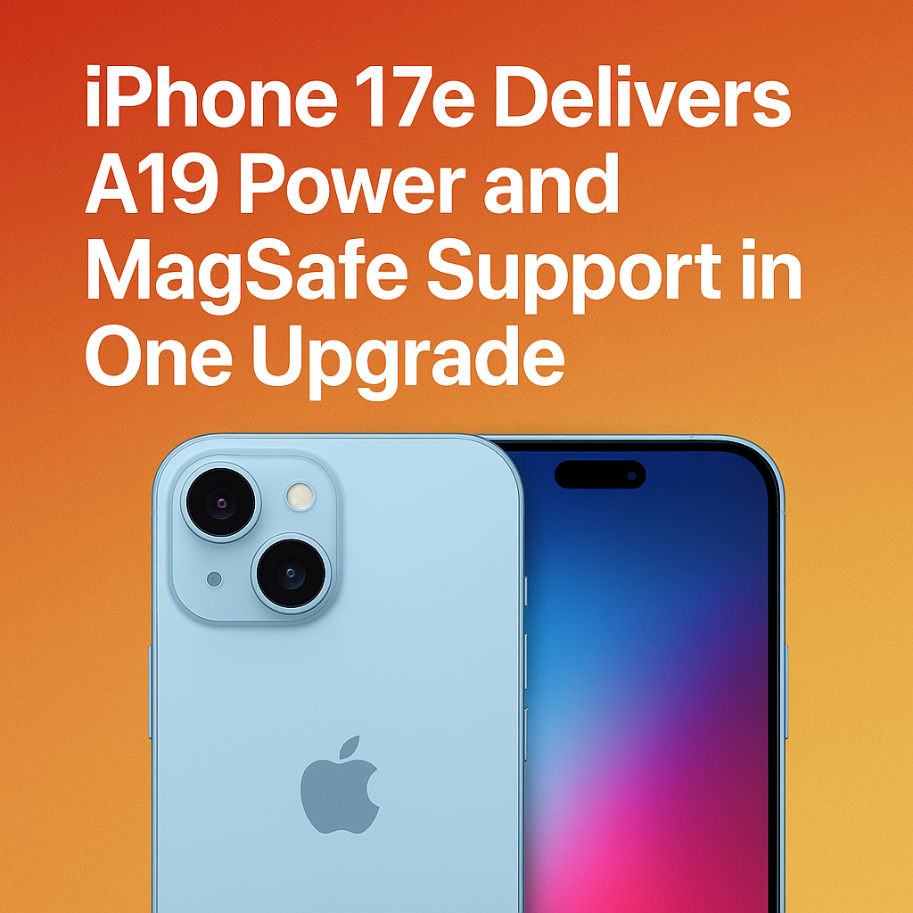 iPhone 17e Delivers A19 Power and MagSafe Support in One Upgrade