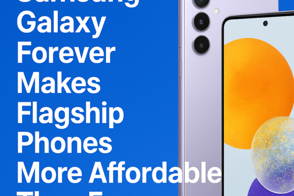 Samsung Galaxy Forever Makes Flagship Phones More Affordable Than Ever
