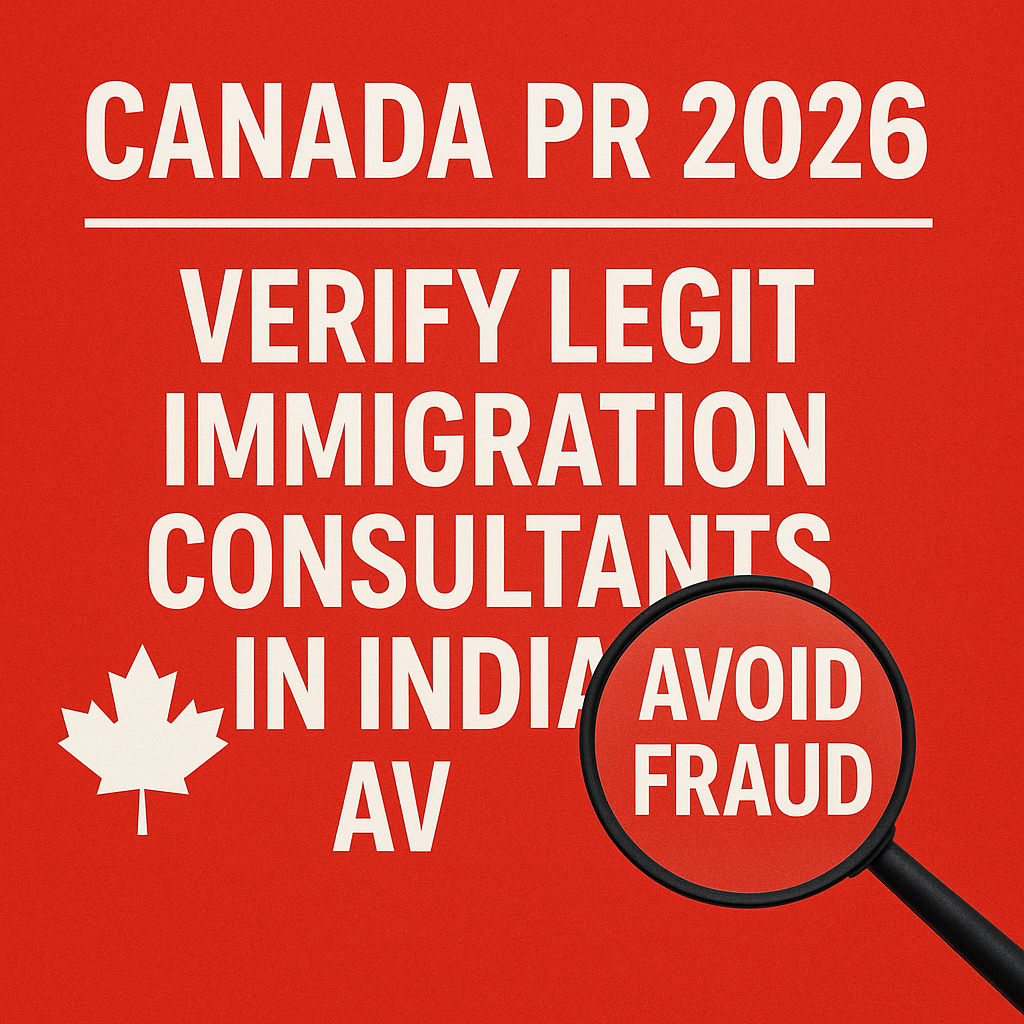 Canada PR 2026: Verify Legit Immigration Consultants in India & Avoid Fraud