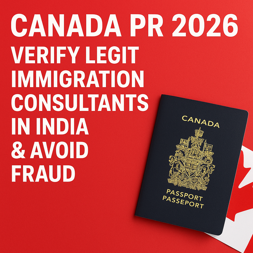 Canada PR 2026: Verify Legit Immigration Consultants in India & Avoid Fraud