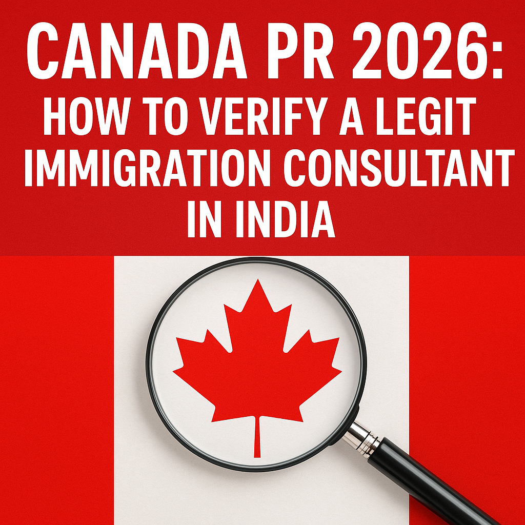 Canada PR 2026: How to Verify a Legit Immigration Consultant in India