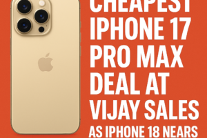 Cheapest iPhone 17 Pro Max Deal at Vijay Sales as iPhone 18 Nears