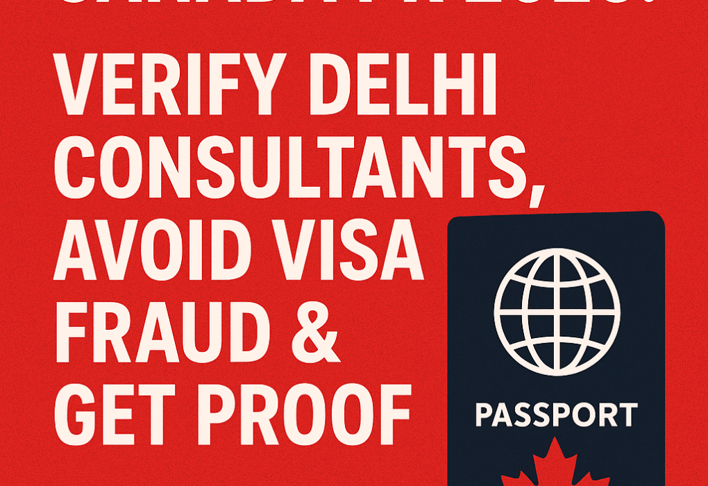 Canada PR 2026: Verify Delhi Consultants, Avoid Visa Fraud & Get Proof