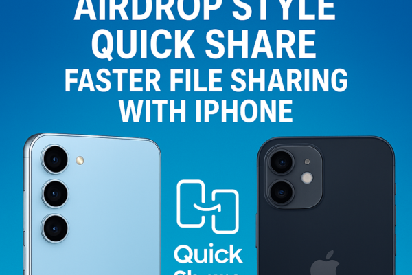 Galaxy S26 Adds AirDrop Style Quick Share Faster File Sharing with iPhone