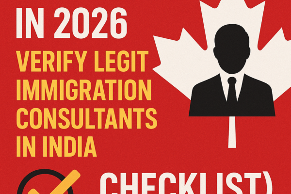 Canada PR in 2026: Verify Legit Immigration Consultants in India (Checklist)