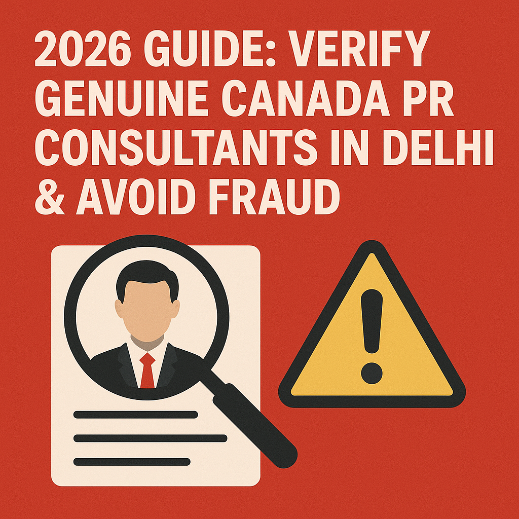 2026 Guide: Verify Genuine Canada PR Consultants in Delhi & Avoid Fraud