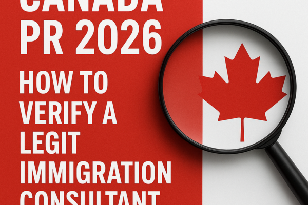 Canada PR 2026: How to Verify a Legit Immigration Consultant in India