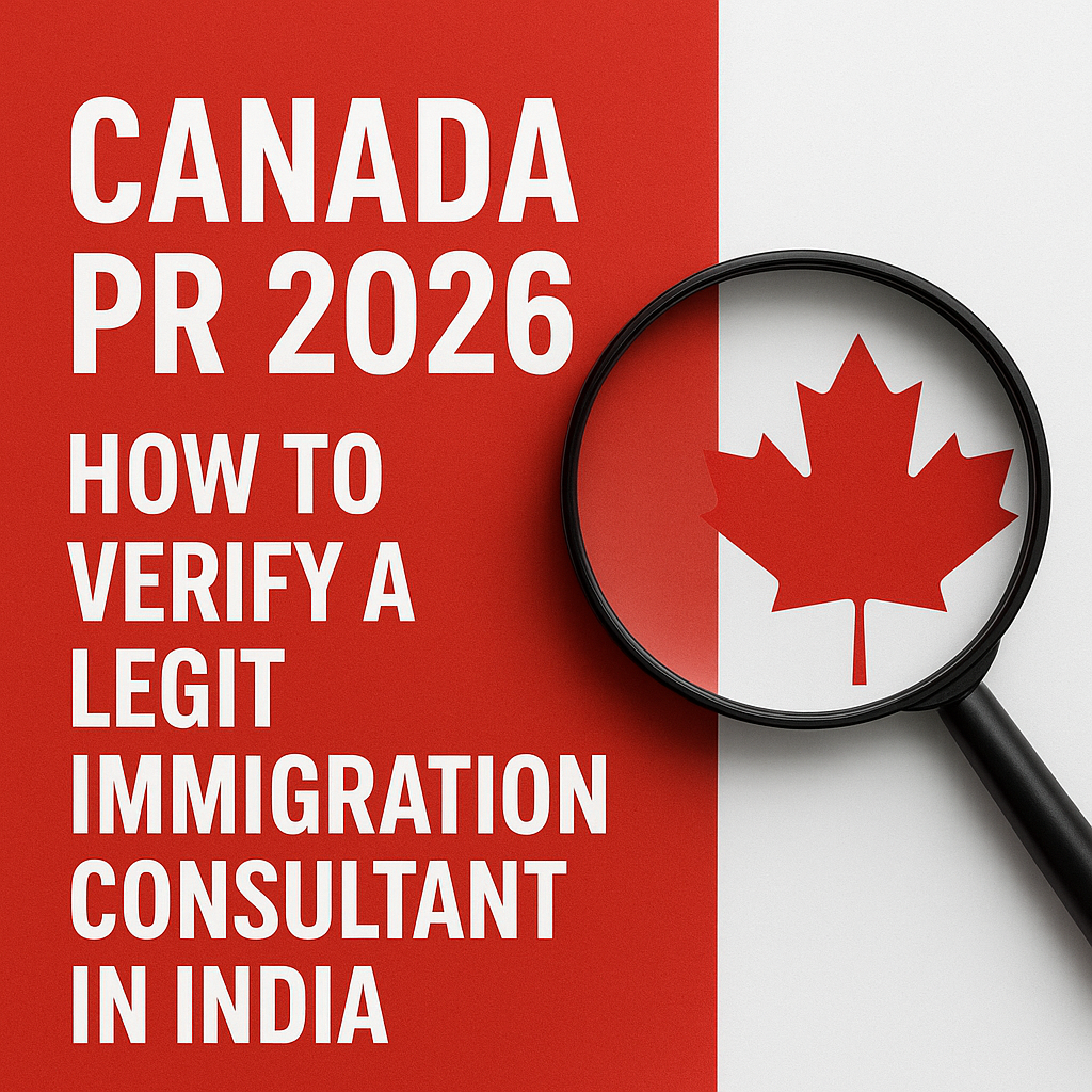 Canada PR 2026: How to Verify a Legit Immigration Consultant in India
