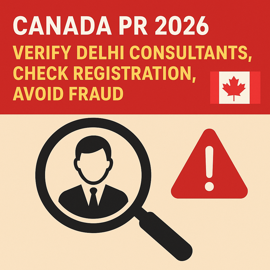 Canada PR 2026: Verify Delhi Consultants, Check Registration, Avoid Fraud