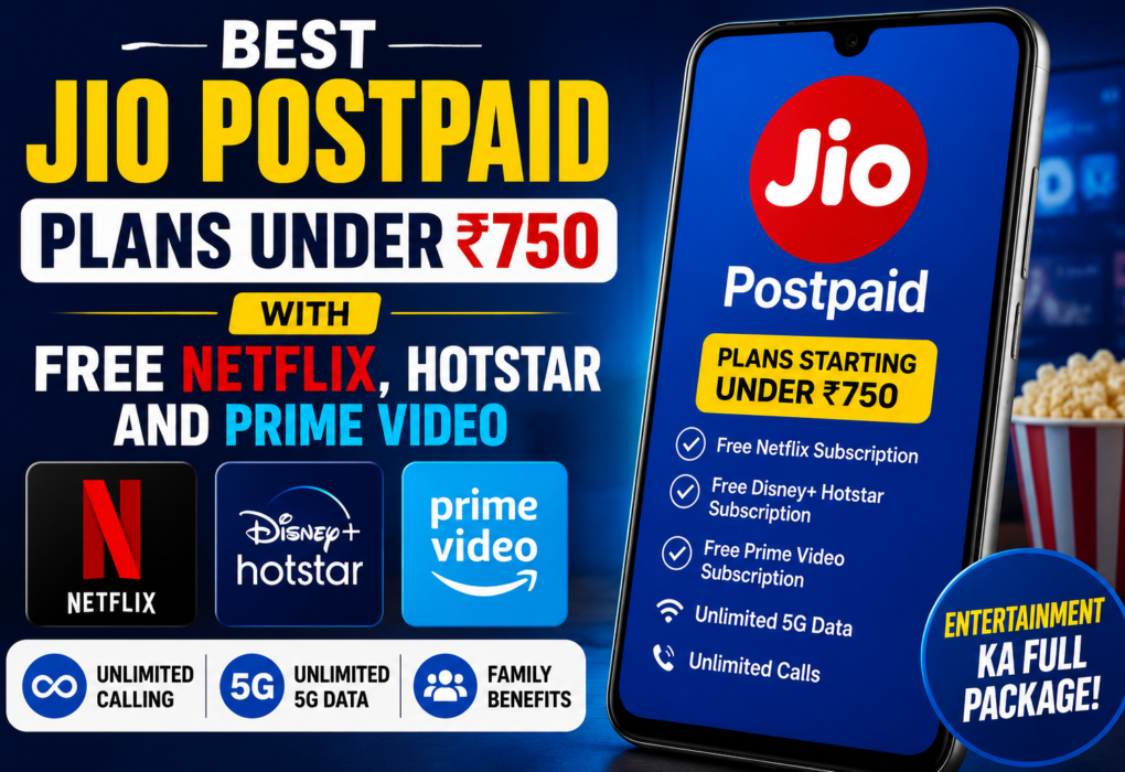 7 Best Reliance Jio Postpaid Plans Under Rs 750 With Free Netflix, Hotstar And Prime Video