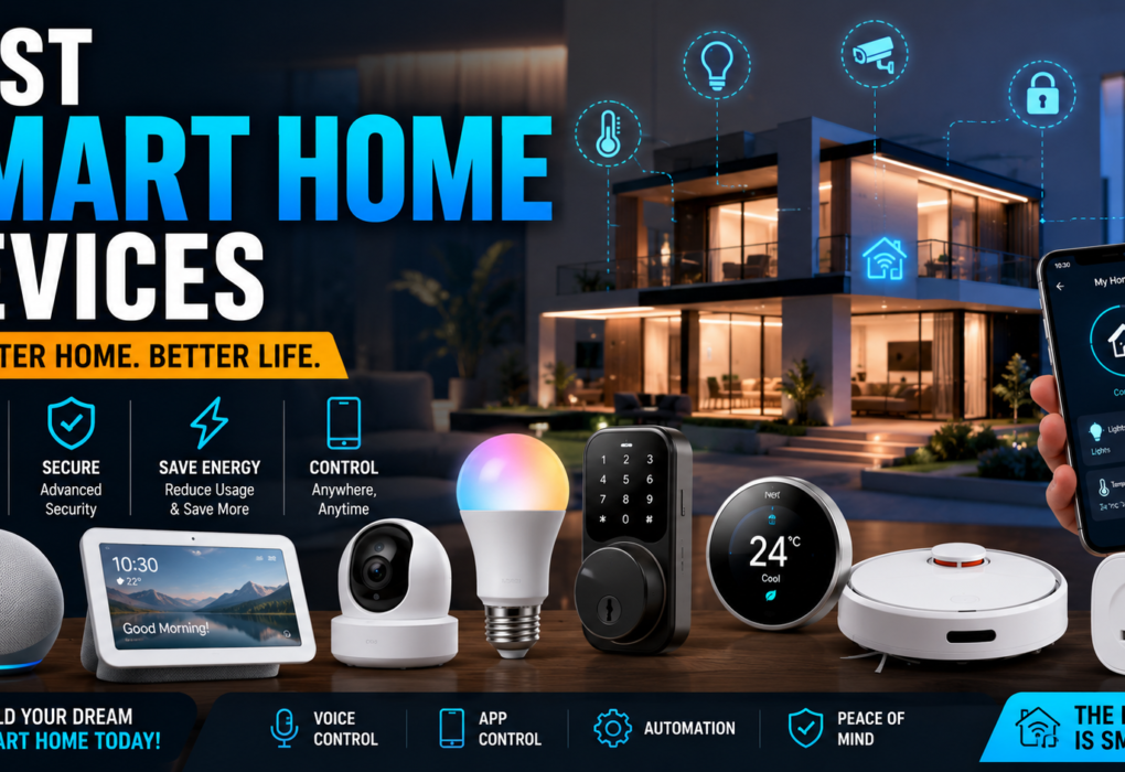 Best Smart Home Devices in 2026: Top Gadgets to Make Your Home Smarter, Safer & More Efficient