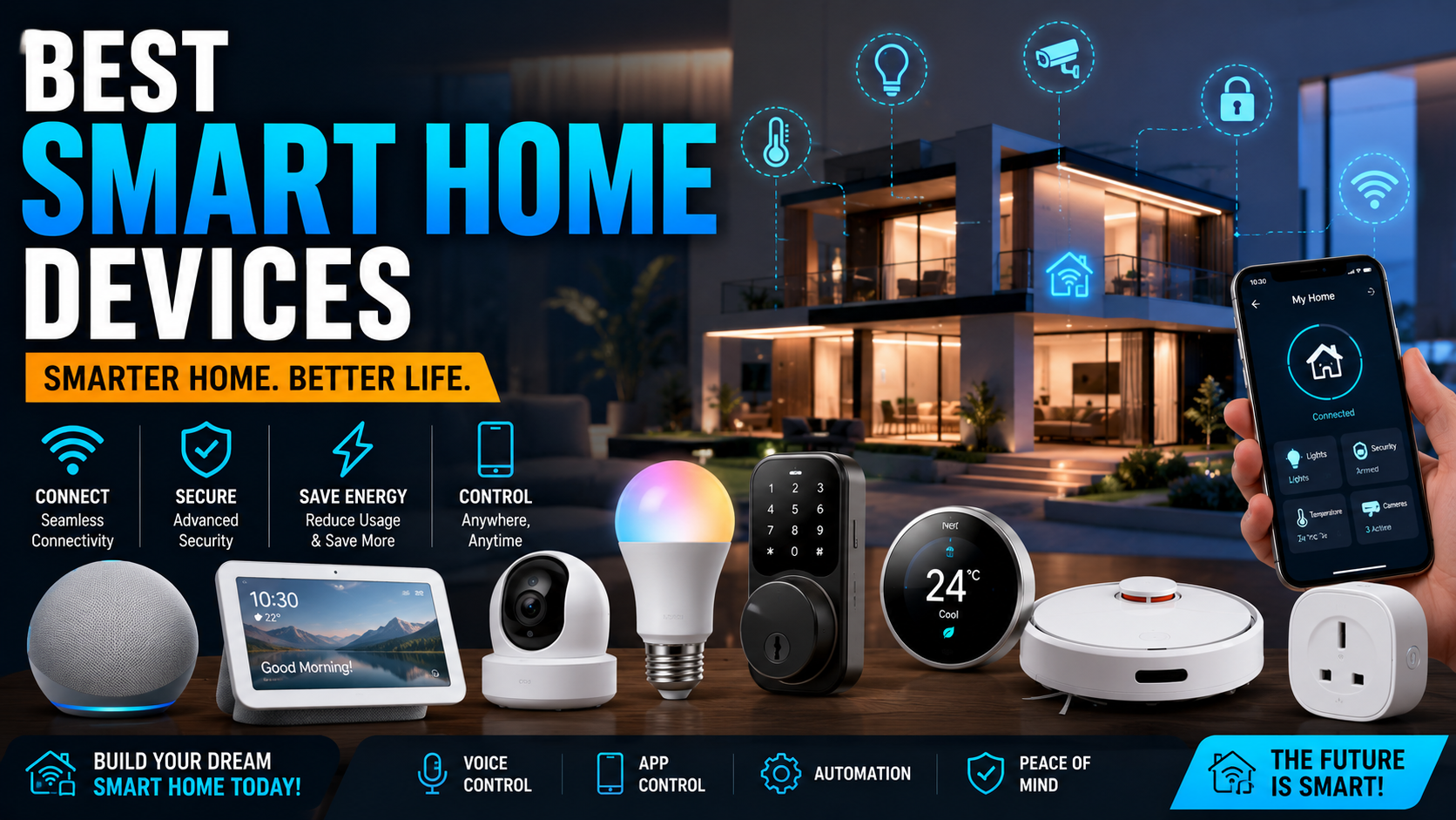 Best Smart Home Devices in 2026: Top Gadgets to Make Your Home Smarter, Safer & More Efficient