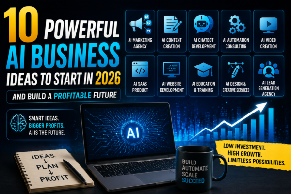 10 Best AI Business Ideas To Start And Grow In 2026