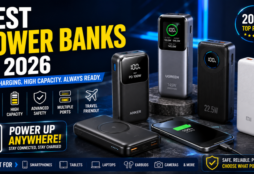 Best Power Banks in 2026: Top Portable Chargers for Fast Charging, Travel & Everyday Use