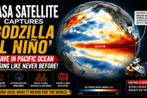 Satellite Captures ‘Godzilla El Niño’ Wave in Pacific Ocean: NASA Warns of Major Global Climate Impacts