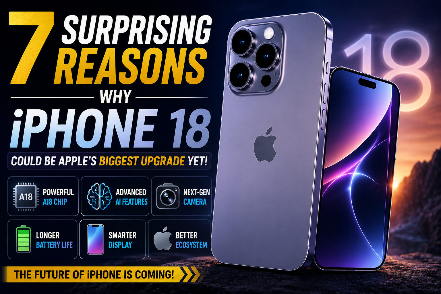 7 Surprising Reasons Why iPhone 18 Could Be Apple’s Biggest Upgrade Yet