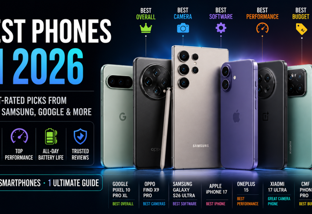 Best Phones in 2026: Expert-Rated Picks from Apple, Samsung, Google, and More