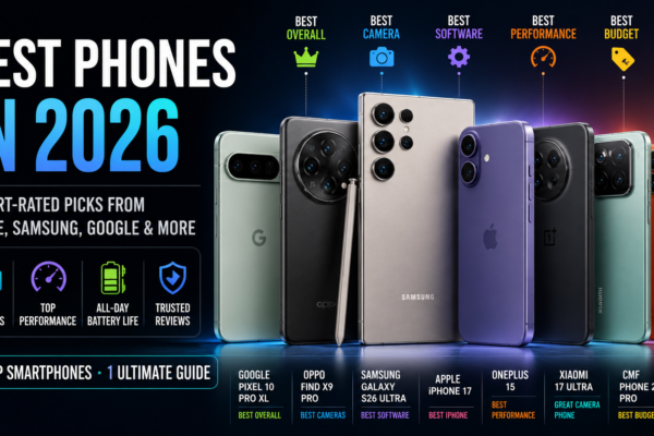 Best Phones in 2026: Expert-Rated Picks from Apple, Samsung, Google, and More