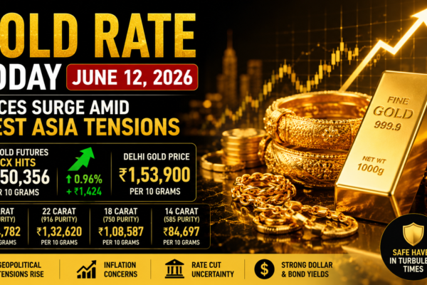 Gold Rate Today (June 12, 2026): Why Gold Prices Are Surging Again and What It Means for Investors