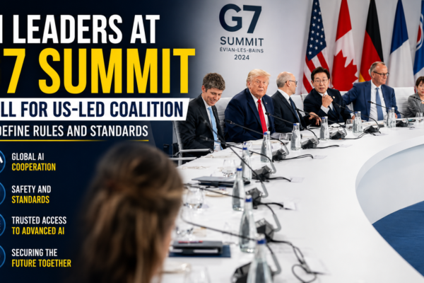 AI Leaders at G7 Summit Call for US-Led Coalition to Define Global AI Rules and Standards