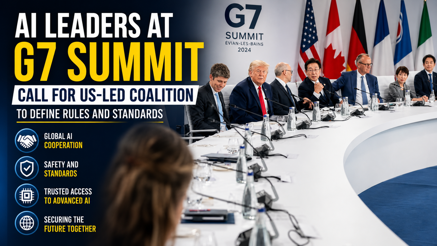 AI Leaders at G7 Summit Call for US-Led Coalition to Define Global AI Rules and Standards