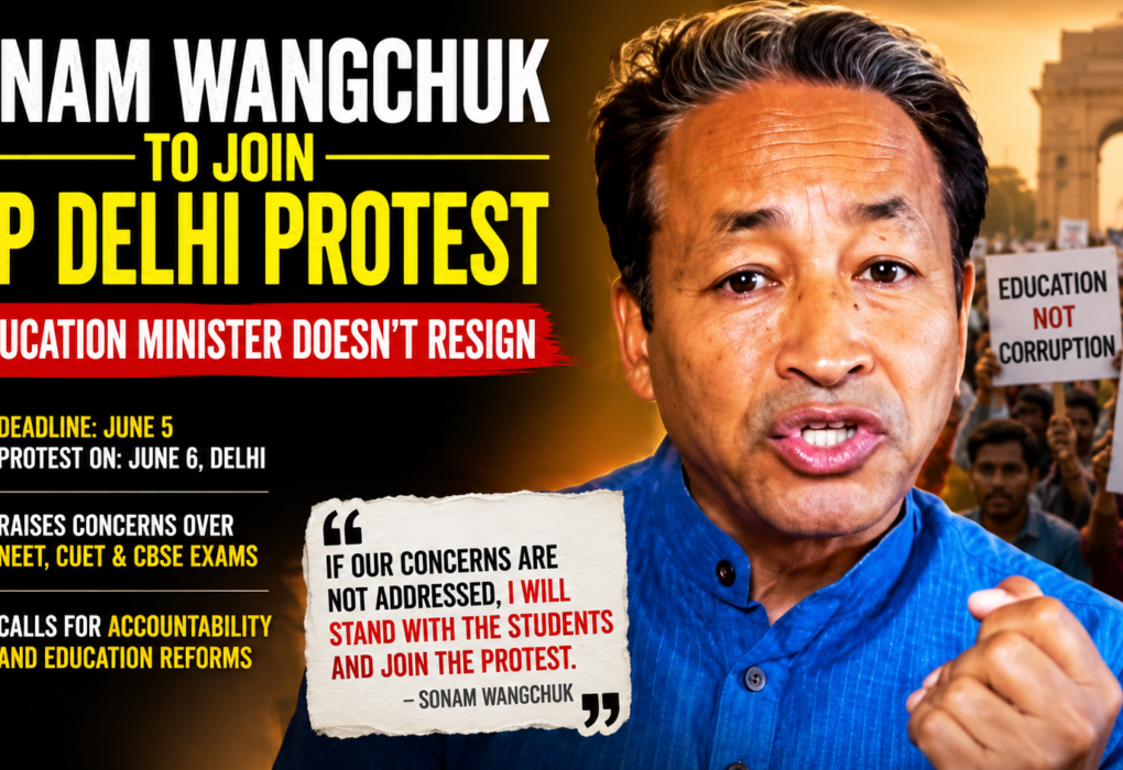 Sonam Wangchuk Warns of Joining Delhi Protest if Education Minister Dharmendra Pradhan Doesn’t Resign