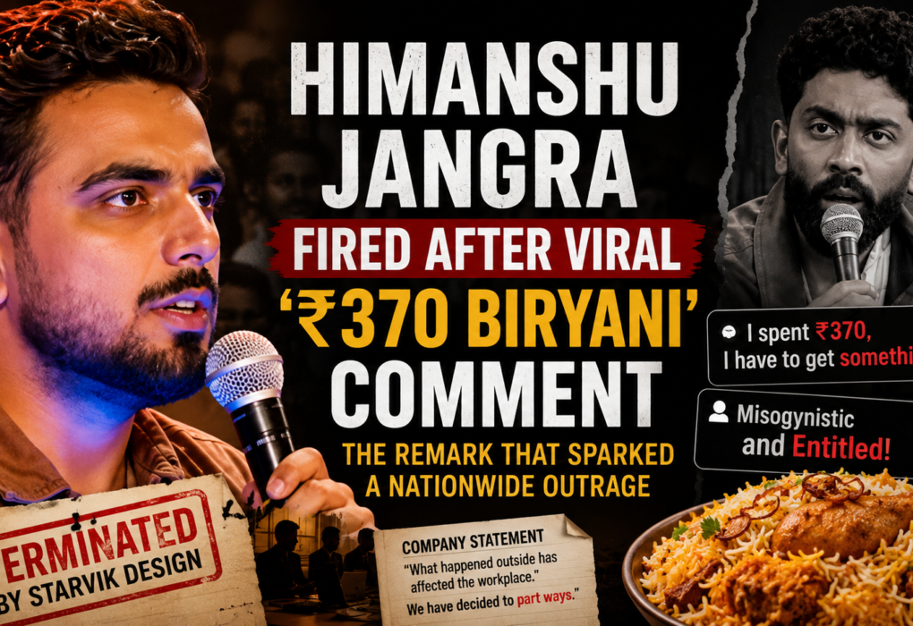 Gurgaon Company Fires Himanshu Jangra