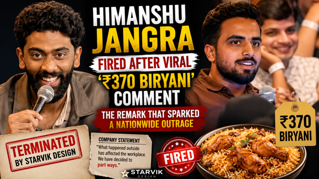 Gurgaon Company Fires Himanshu Jangra
