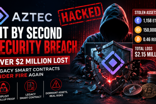Aztec Hit by Second Security Breach in Days, Losing Over $2 Million as Legacy Smart Contracts Come Under Scrutiny
