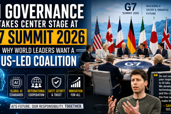 AI Governance Takes Center Stage at G7 Summit: Why World Leaders Want a US-Led Coalition