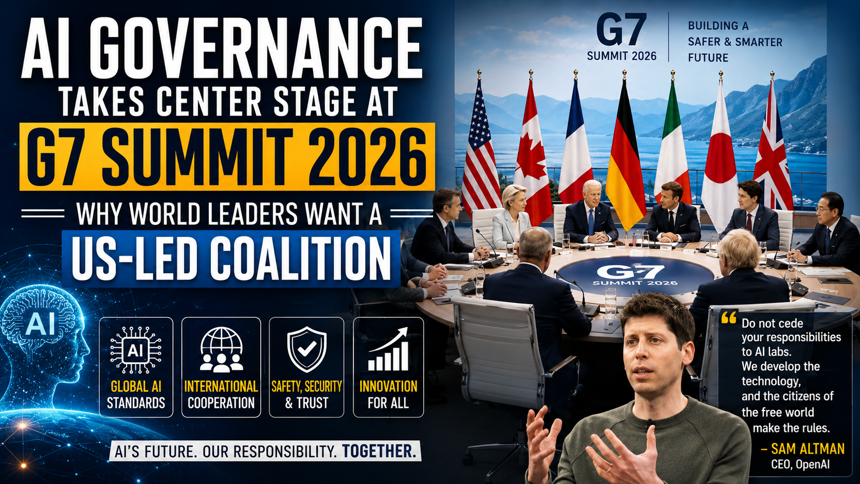 AI Governance Takes Center Stage at G7 Summit: Why World Leaders Want a US-Led Coalition