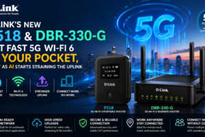 D-Link's New F518 and DBR-330-G Bring Ultra-Fast 5G Wi-Fi 6 Connectivity as AI Demands More Bandwidth