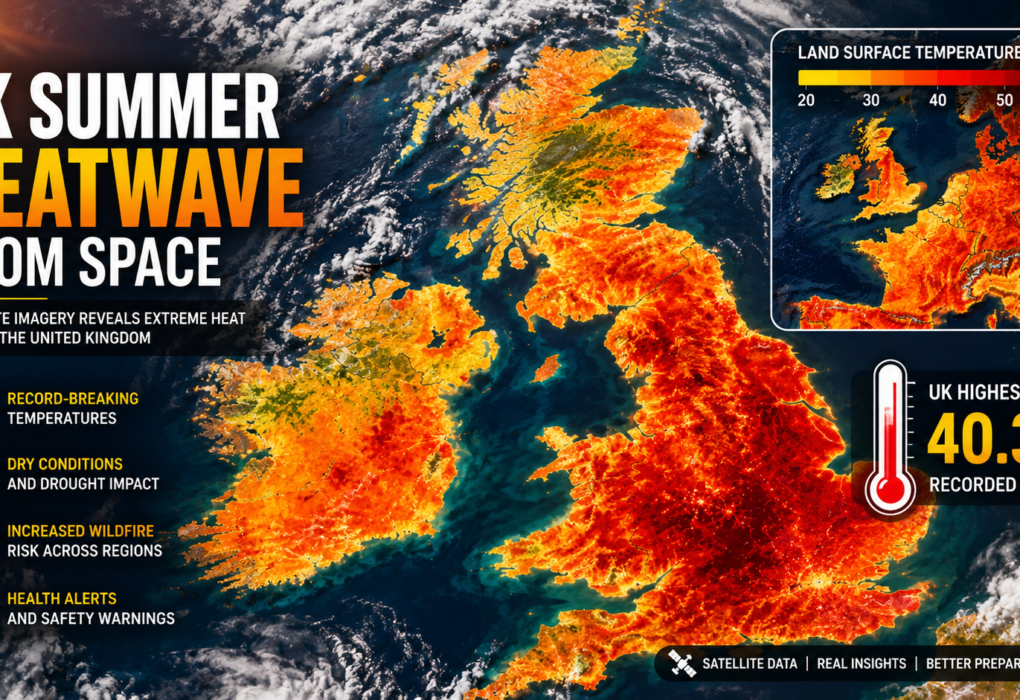 UK Summer Heatwave Satellite Imagery: How Space Technology Is Tracking Extreme Weather