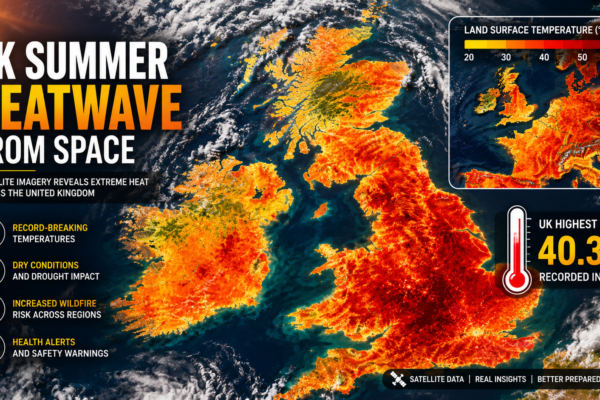 UK Summer Heatwave Satellite Imagery: How Space Technology Is Tracking Extreme Weather