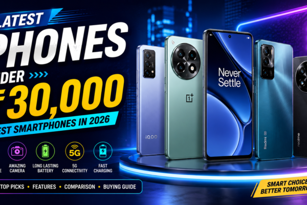 Latest Phones Under ₹30,000 – Best Smartphones to Buy in 2026