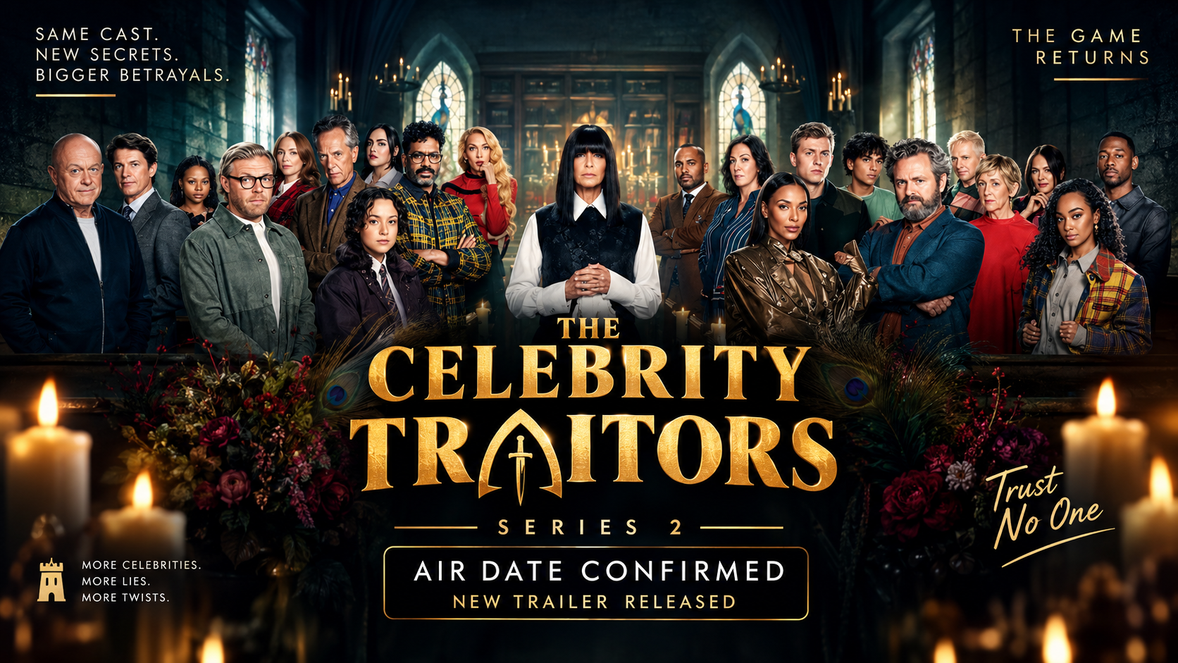 The Celebrity Traitors series 2 air date confirmed and new trailer released