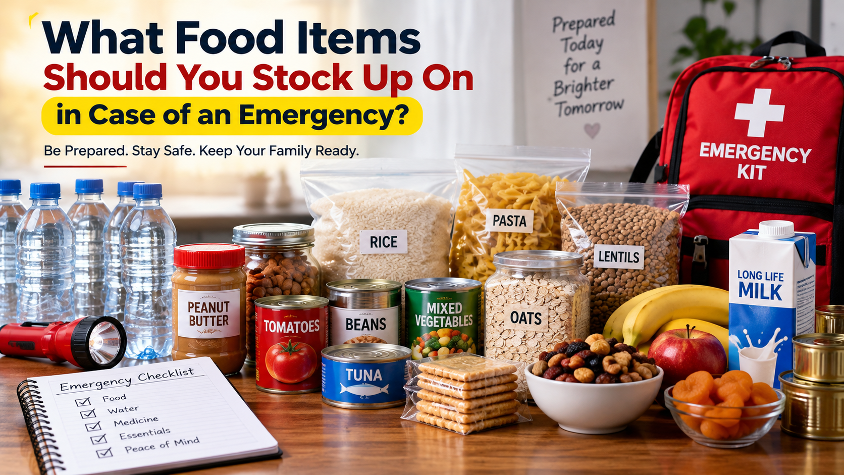 What Food Items Should You Stock Up on in an Emergency?
