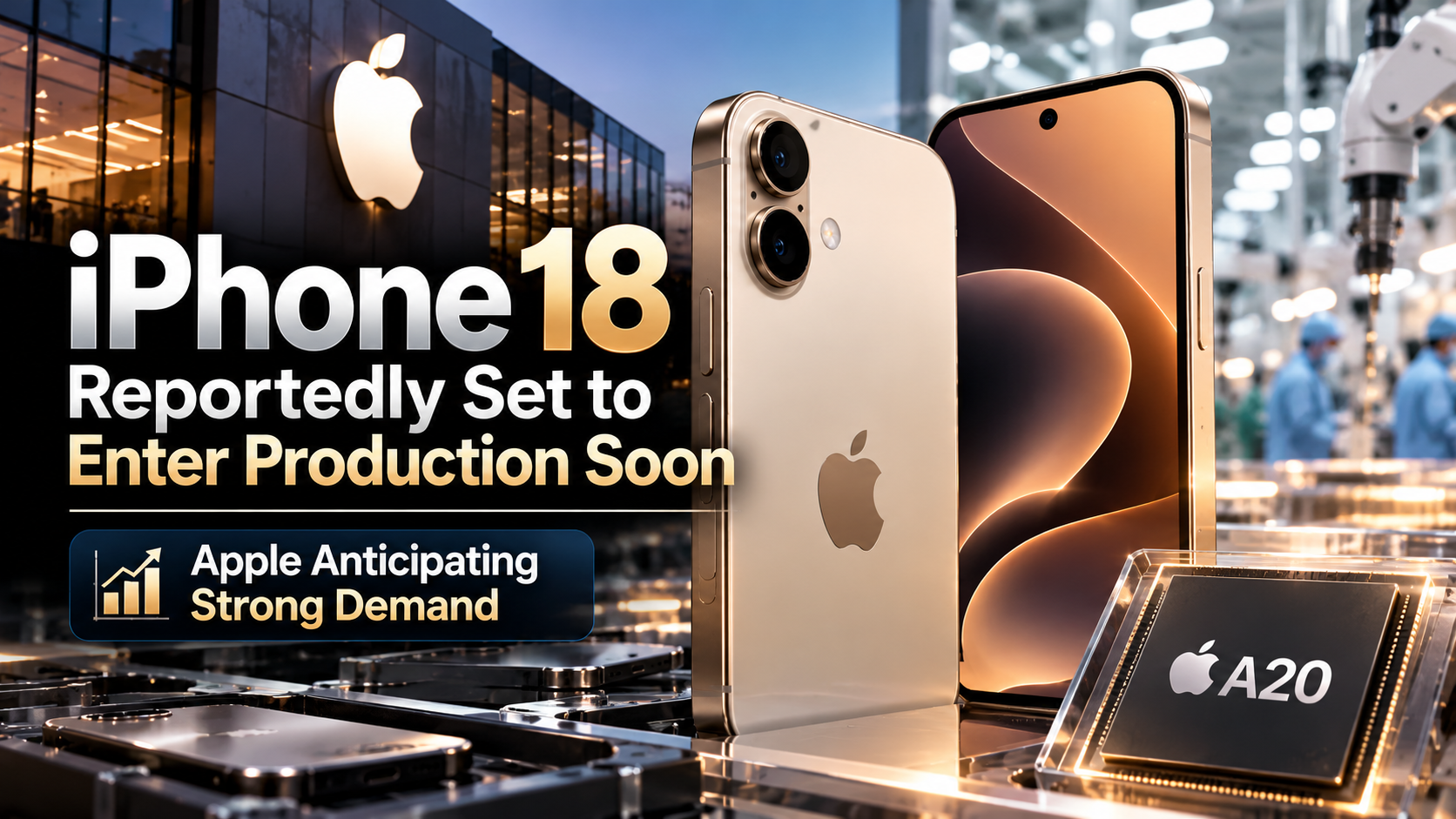 iPhone 18 Reportedly Set to Enter Production Soon; Apple Anticipating Strong Demand