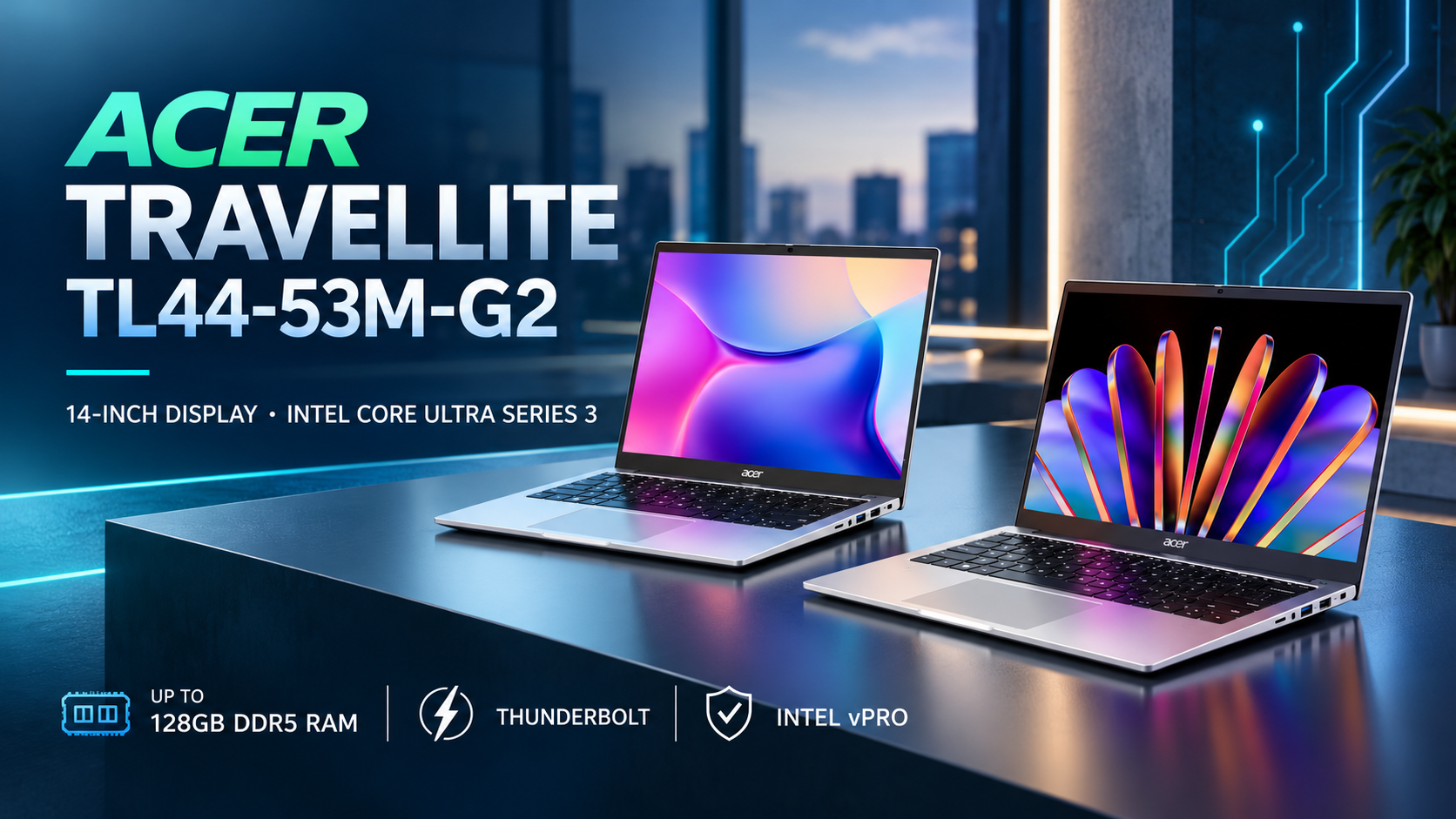 Acer TravelLite TL44-53M-G2 Launched in India With 14-Inch Display and Intel Core Ultra Series 3 Chip